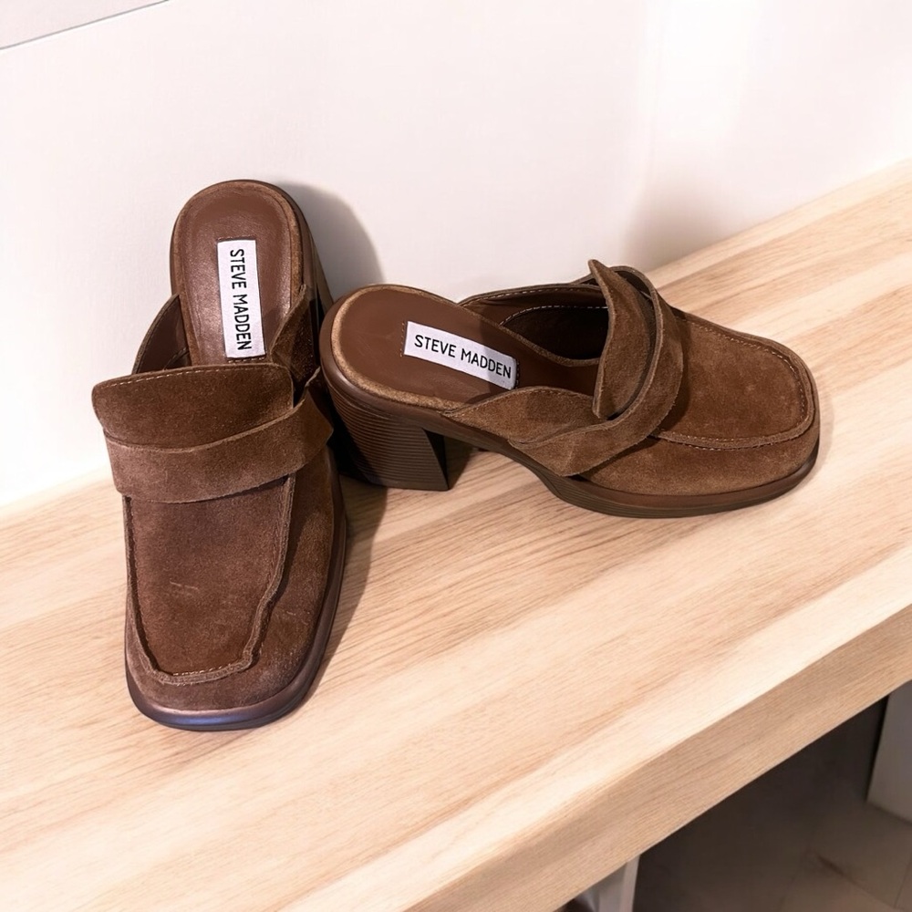 NWOB Sz 6 Sam Madden Clogs in Cognac